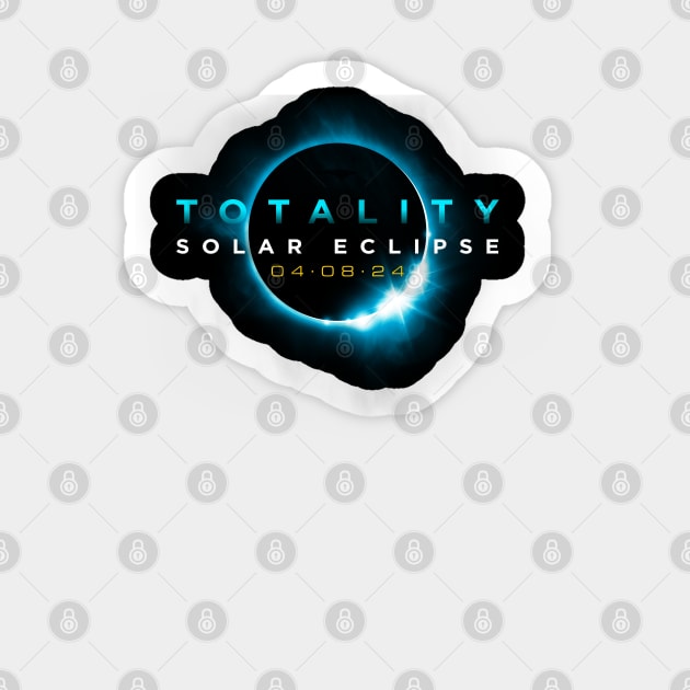 Astronomy Lovers! Total Solar Eclipse 2024 Totality 04/08/24 Sticker by Vector Deluxe